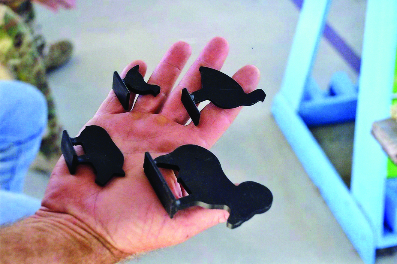 Metallic Silhouette Targets